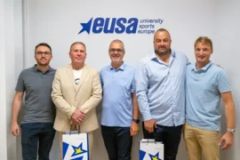 Kosovo University Sports Federation visit EUSA Headquarters 