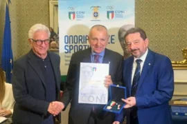 EUG 2026 OC President Lorenzo Lentini awarderd by Italian National Olympic Committee
