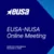 EUSA-NUSA online meeting - December 2025