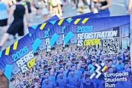 European Students Run sprints forward