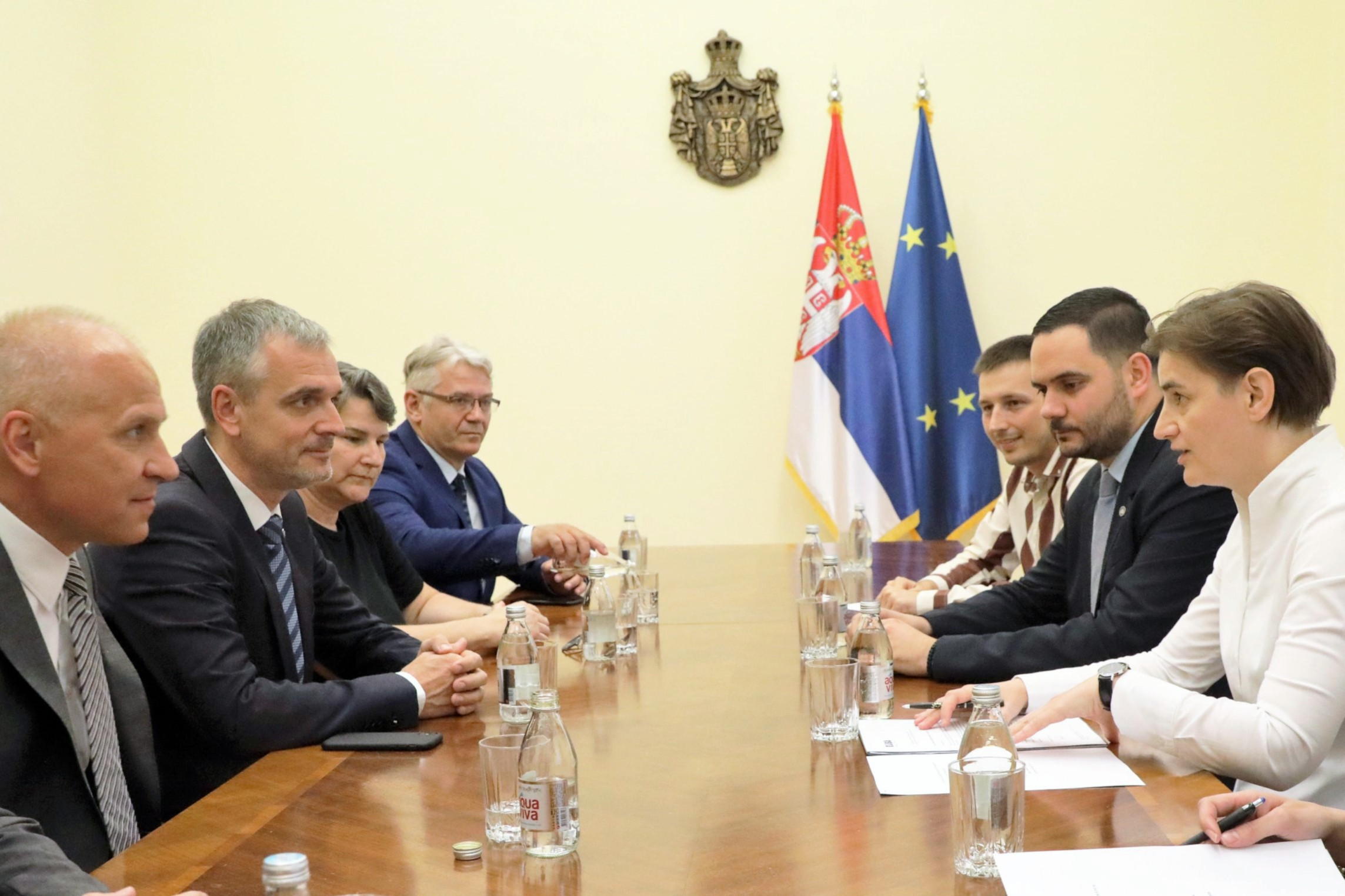 Meeting Serbian president