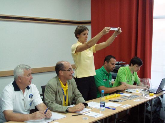 Draw by Mrs Daniela Erni, EUSA Technical Delegate Draw by Mrs Daniela Erni, EUSA Technical Delegate