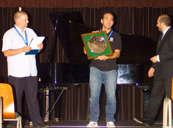 Plaquette award at the Opening ceremony Plaquette award at the Opening ceremony