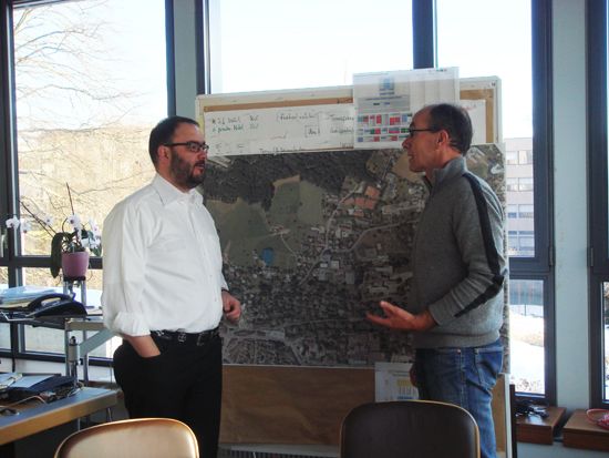 Markus Brönnimann, Director of Administration (left) and Leonz Eder, EUSA EC Member (right) Markus Brönnimann, Director of Administration (left) and Leonz Eder, EUSA EC Member (right)