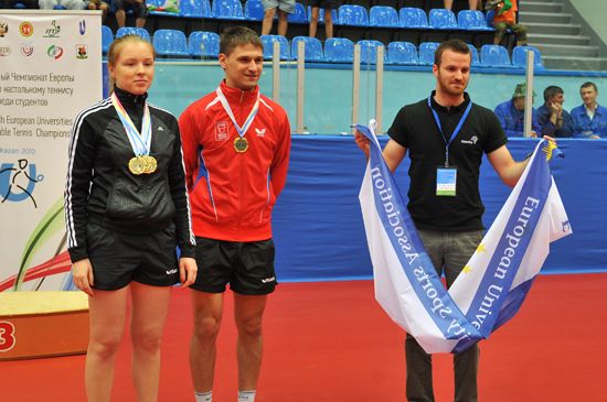 EUSA Flag passing EUSA Flag passing