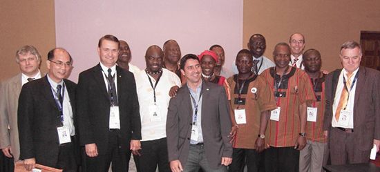 New FASU board with FISU delegates New FASU board with FISU delegates