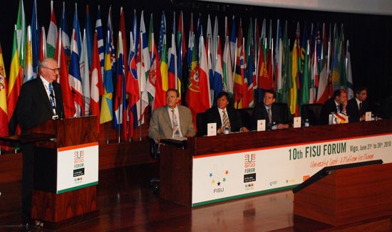 FISU President George E Killian FISU President George E Killian