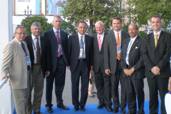 FISU, EUSA, ROC representatives and the Russian Minister for Sports FISU, EUSA, ROC representatives and the Russian Minister for Sports