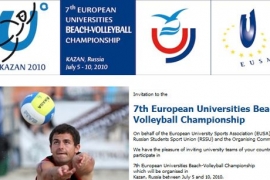 Invitation EUC Beach-Volleyball 2010