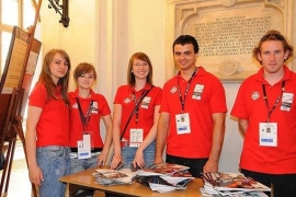 Student volunteers in Poland