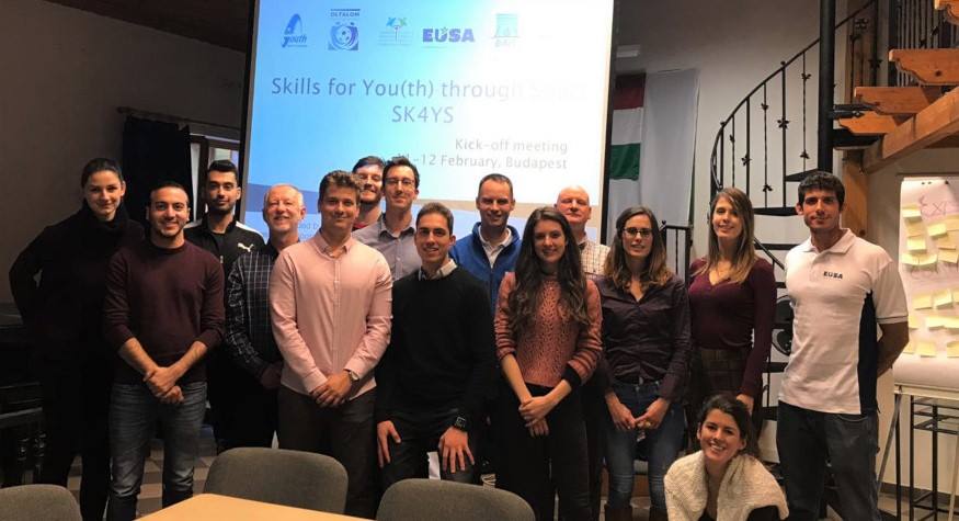 SK4YS kickoff meeting group photo